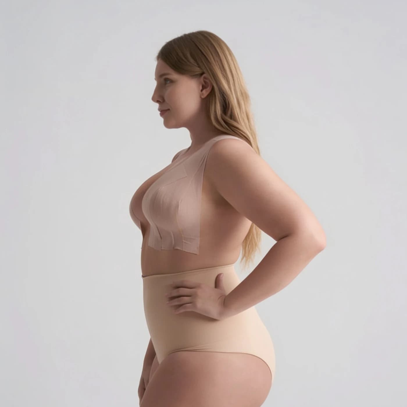 Smoothday Lift Tape - Invisible Body Tape worn in Nude