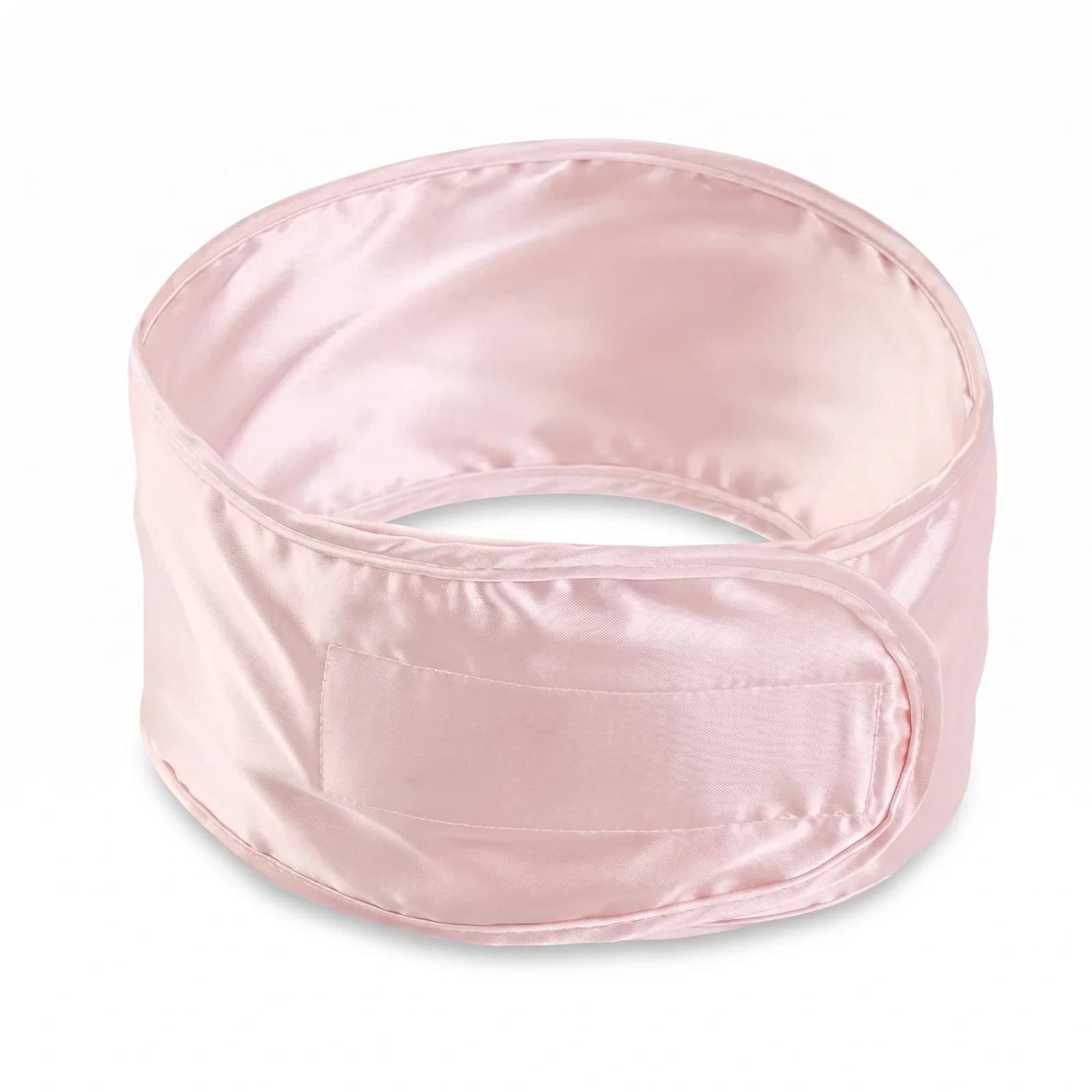 Smoothday Silk Skincare Headband worn in Blush