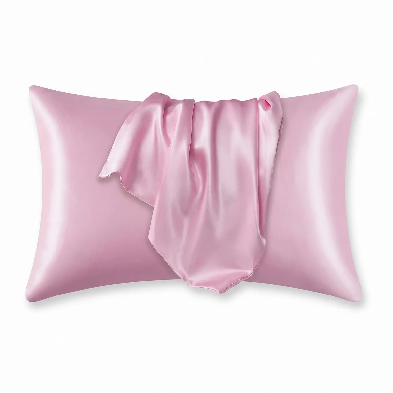Smoothday Silk Pillowcase worn in Blush