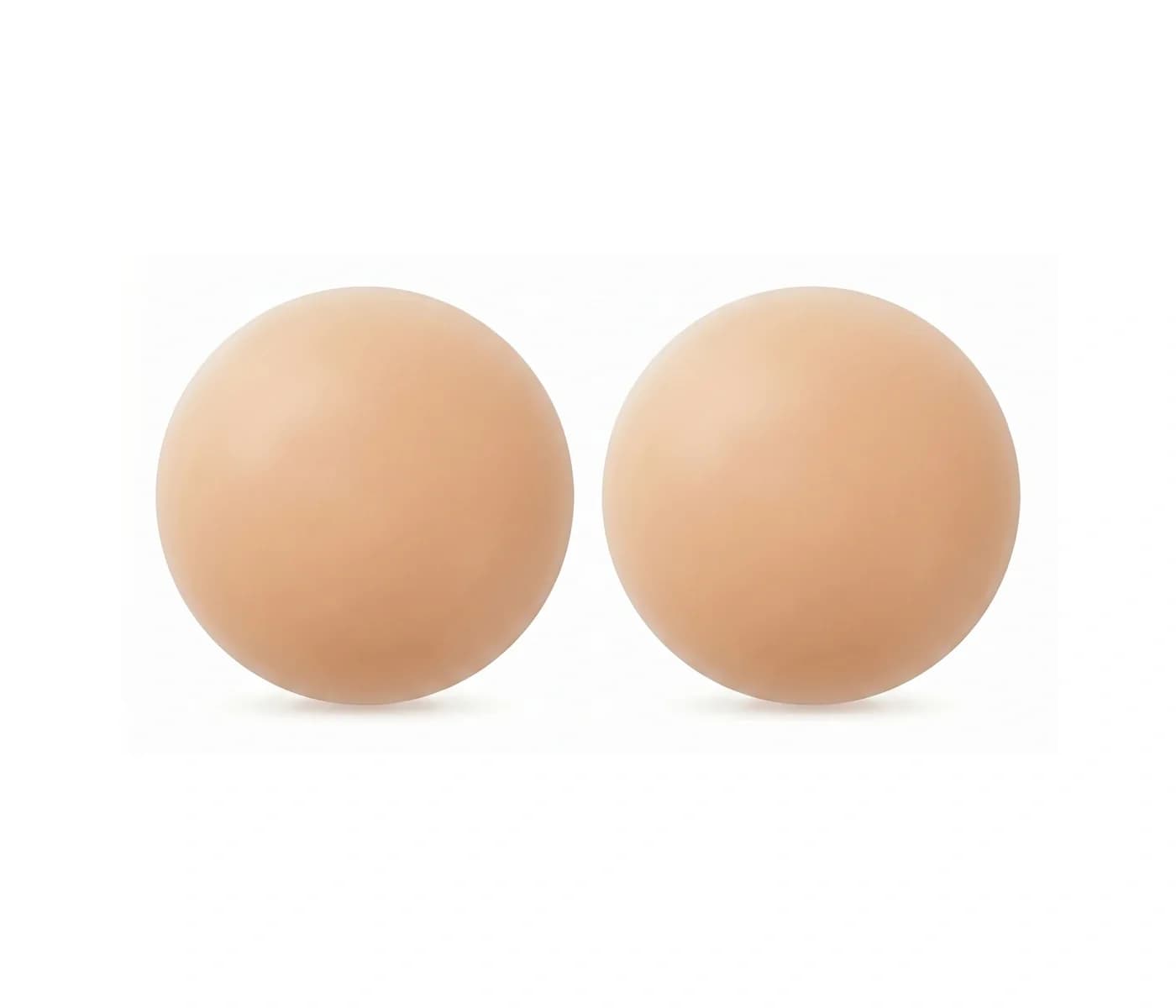 Reusable silicone nipple covers shown in graduated skin-tone shades